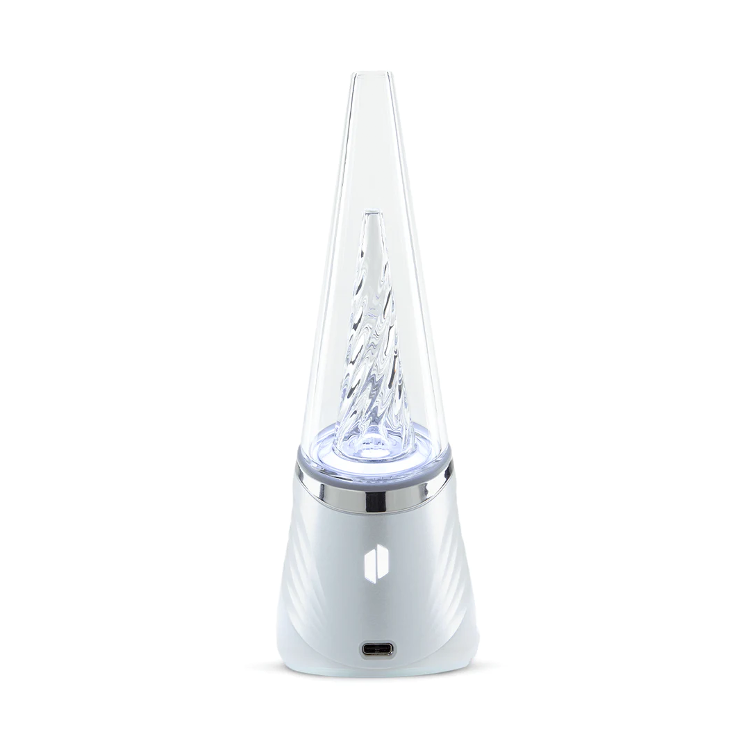 Peak Pro Concentrate Vaporizer with customizable LED lights and smart connectivity