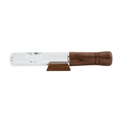 Marley Natural Hand Pipe made of Black Walnut Wood and Glass