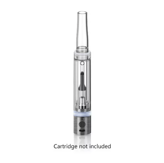 KR1 2-in-1 Vape Cartridge and Concentrate Bubbler in Brushed Gunmetal