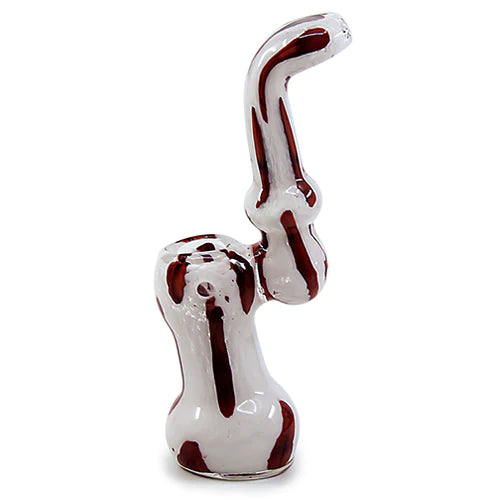 Red Wound Bubbler (6")
