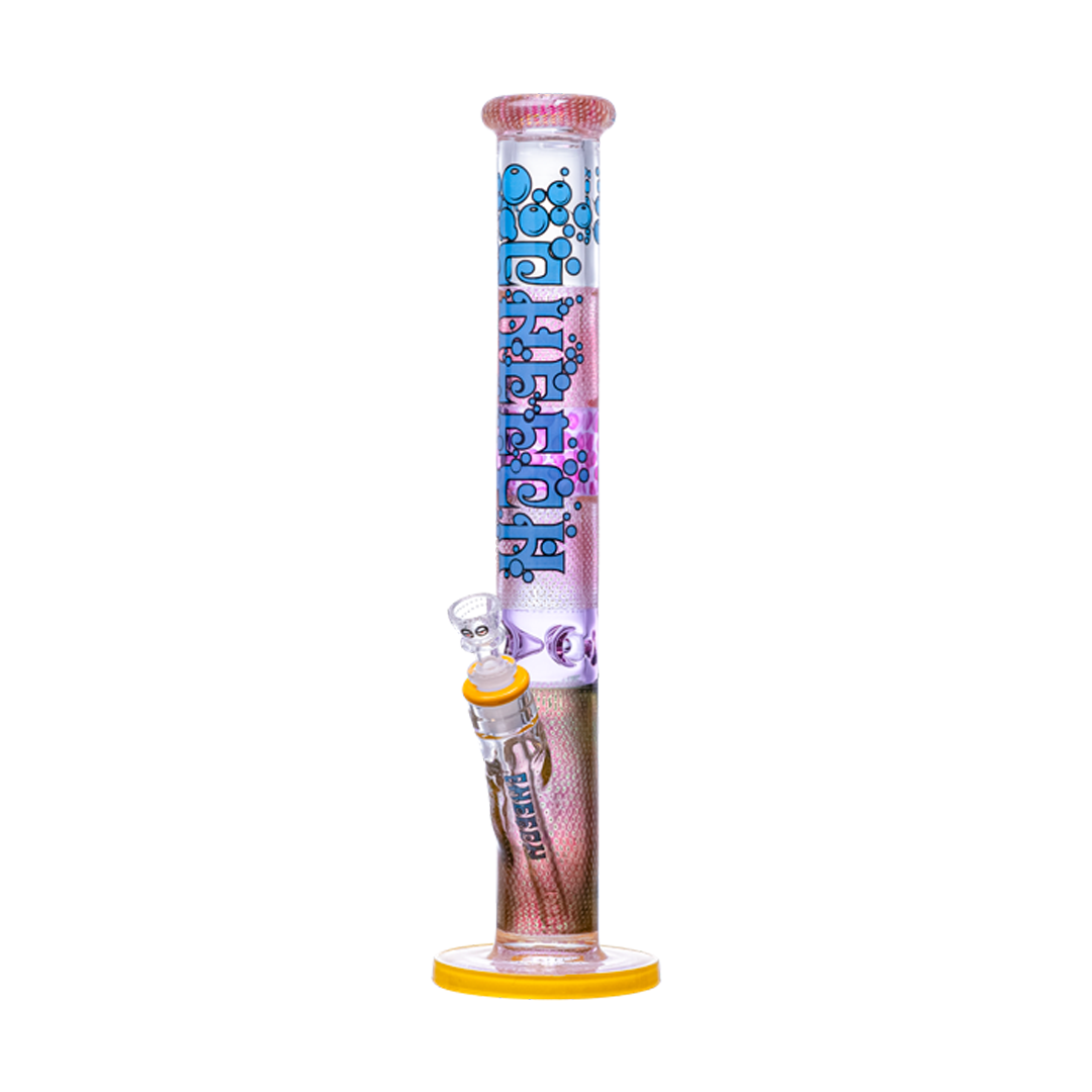 Mixed-Up Straight Tube with vibrant design for premium cannabis smoking